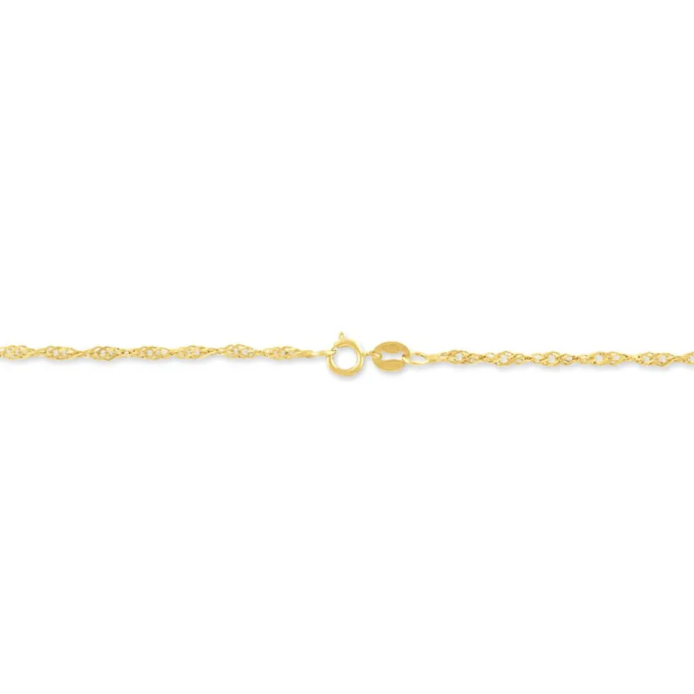 Chaîne Imanie Maille Singapour Or Jaune