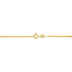 Chaîne Ixia Maille Gourmette Diamantee Or Jaune