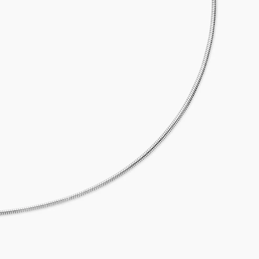 Chaîne Simineae Argent Blanc