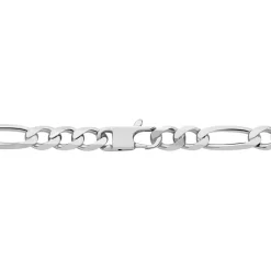 Chaîne Vivian Maille Alternee 1/3 Argent Blanc