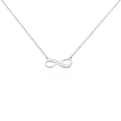 Collier Abelae Argent Blanc