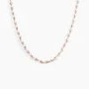 Collier Abie Torsade Argent Bicolore