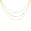 Collier Abiel Acier Doré