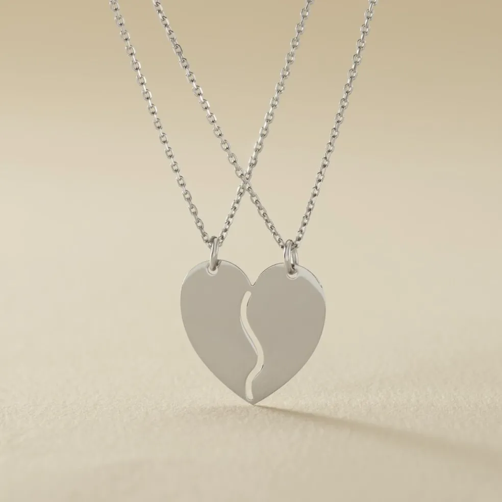 Collier Abrar Argent Blanc