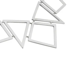 Collier Acier Blanc