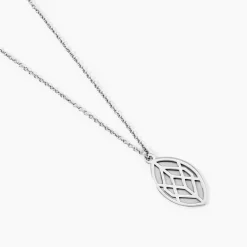 Collier Adelaida Argent Blanc