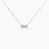 Collier Aella Argent Blanc