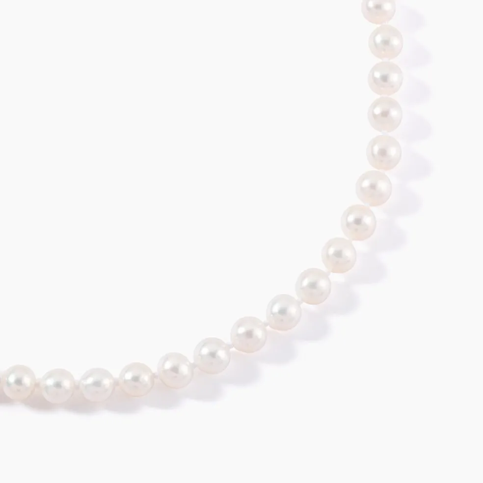 Collier Akoya Or Jaune Perle De Culture D'akoya