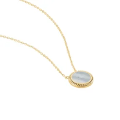 Collier Alyhana Plaqué Or Jaune Nacre