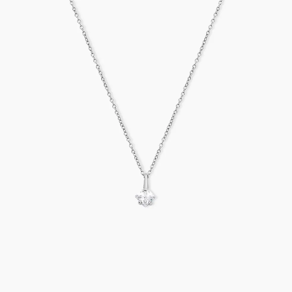 Collier Amadéa Argent Blanc Oxyde De Zirconium