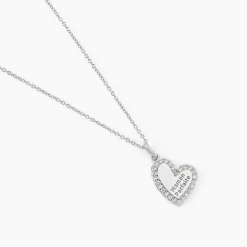 Collier Amadia Argent Blanc Oxyde De Zirconium