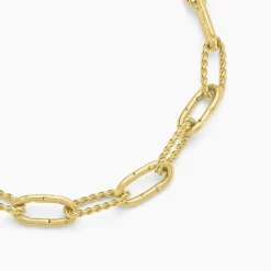 Collier Andria Acier Jaune