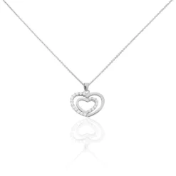 Collier Annabelle Argent Blanc Oxyde De Zirconium