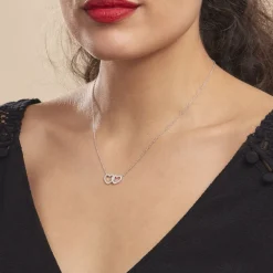 Collier Anne-ael Argent Blanc Oxyde De Zirconium