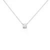 Collier Aphrodite Or Blanc Diamant Synthetique