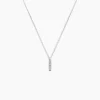 Collier Aprhodisia Or Blanc Diamant Blanc