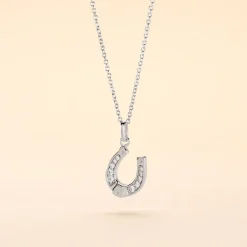 Collier Argent Blanc Centaures Oxyde De Zirconium