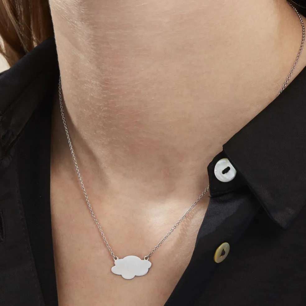 Collier Argent Blanc Philiphina