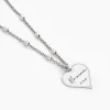 Collier Argent Blanc Valerien
