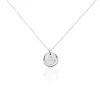 Collier Argent Blanc Vaodez