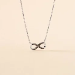 Collier Argent Solkem Glitter