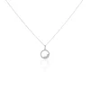 Collier Argent Ursine Oxydes De Zirconium
