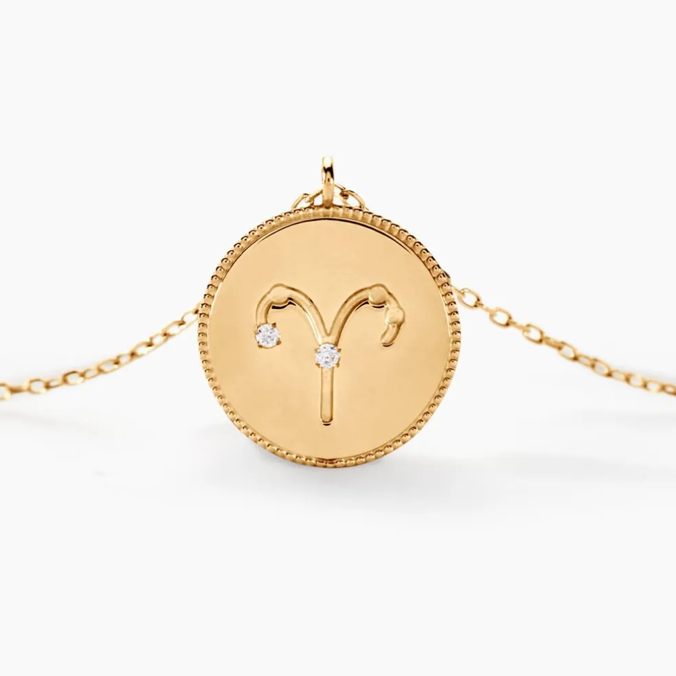 Collier Astrolae Or Jaune Diamant