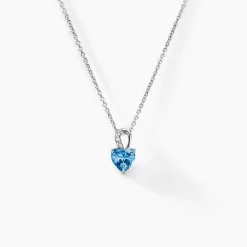 Collier Atieno Argent Blanc Oxyde De Zirconium