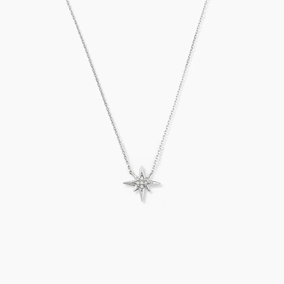Collier Aveline Or Blanc Diamant