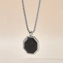 Collier Blake Acier Argenté