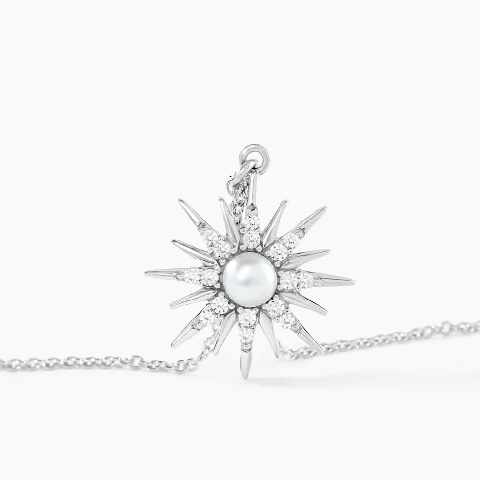 Collier Blanca Argent Blanc Perle De Culture