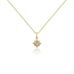 Collier Bobbie Plaqué Or Jaune Oxyde De Zirconium
