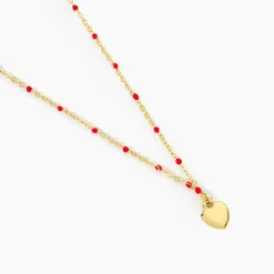 Collier Bubble Argent Jaune