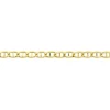 Collier Capucin Or Jaune Maille Marine Plate