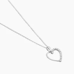 Collier Chlora Or Blanc Diamant