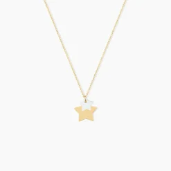 Collier Cleomelia Etoile Or Jaune
