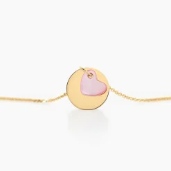 Collier Cleomelia Pastille Or Jaune