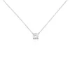 Collier Collection Aphrodite Or Blanc Diamant Synthetique
