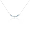 Collier Corabella Or Blanc Topaze
