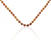 Collier Costin Argent Ambre