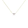 Collier Céphée Plaqué Or Doré Pierres De Synthèses