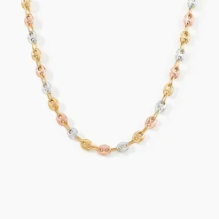 Collier Dami Or Tricolore