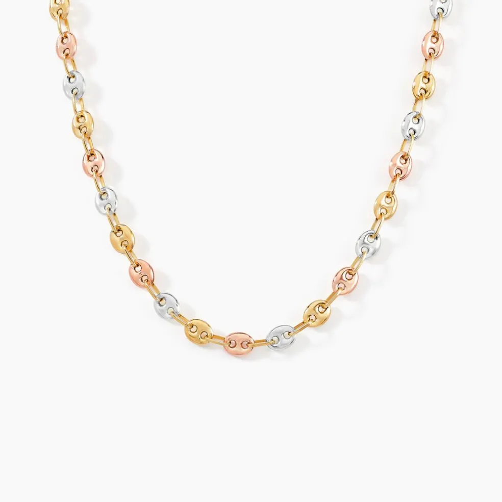 Collier Dami Or Tricolore