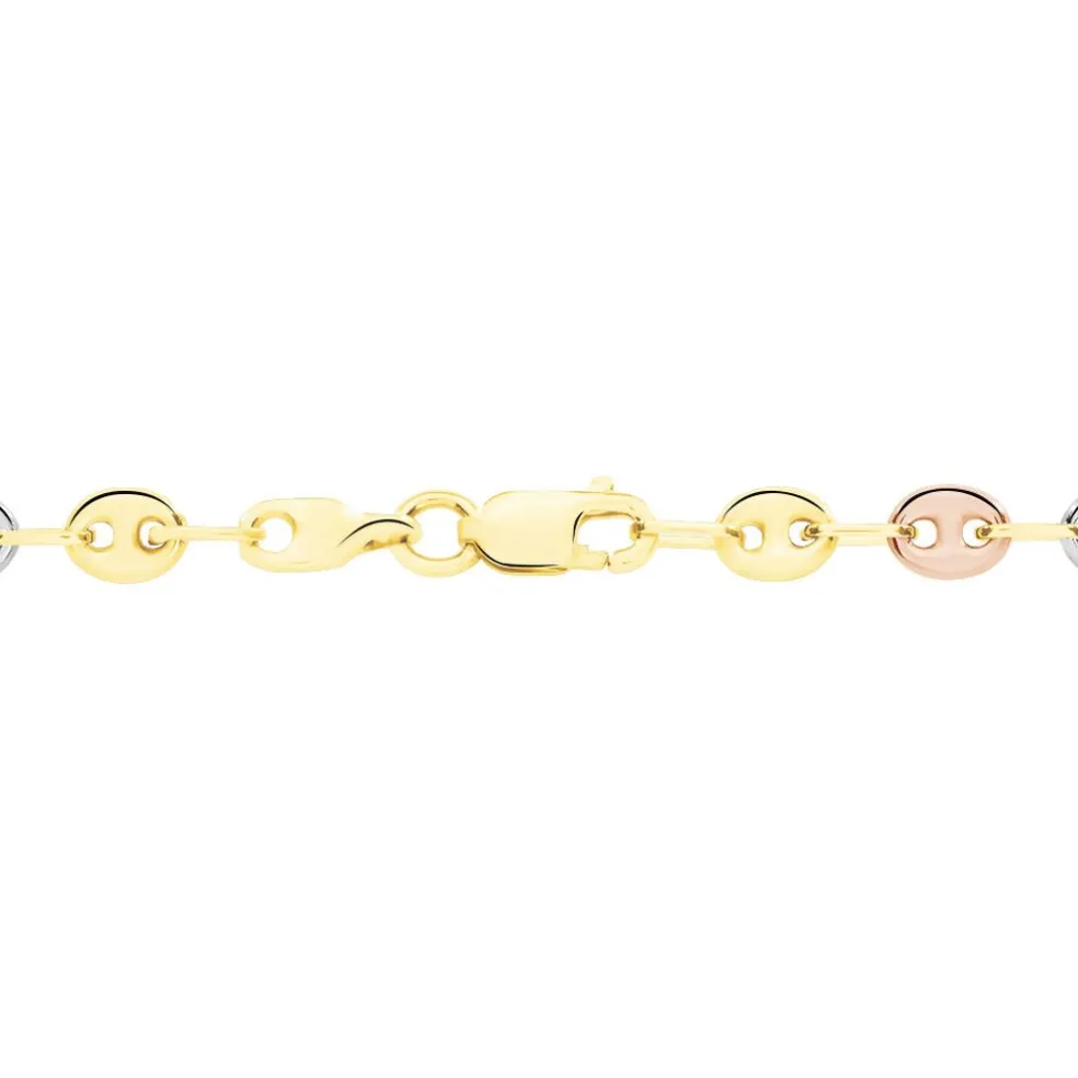 Collier Dami Or Tricolore