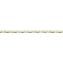 Collier Danae Plaquette Or Bicolore