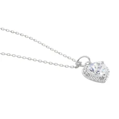 Collier Dari Or Blanc Oxyde De Zirconium