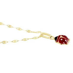 Collier Deena Or Jaune Oxyde De Zirconium