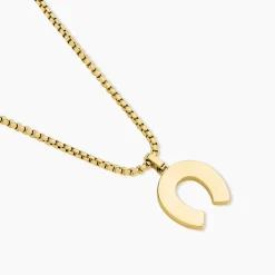 Collier Devy Acier Jaune
