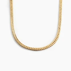 Collier Doline Maille Anglaise Or Jaune