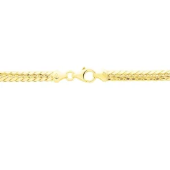 Collier Doline Maille Anglaise Or Jaune